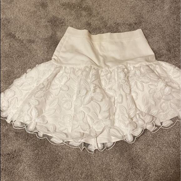 ALEXIS Embroidered Mini Skirt - Picture 4 of 12